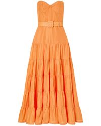 Charo Ruiz - Guipure Lace-Trimmed Cotton-Blend Voile Midi Dress - Lyst