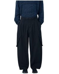 Yohji Yamamoto - Casual Trousers With Belt Loops - Lyst