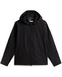 Woolrich - Softshell Zip-Up Hooded Jacket - Lyst