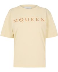 McQueen - Alex Logo T-Shirt - Lyst