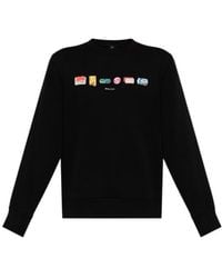 Paul Smith - Ps Paul Smith Graphic Printed Crewneck Sweatshirt - Lyst