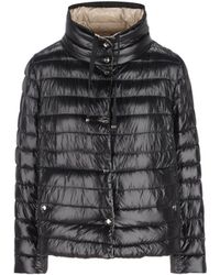 Herno - Quilted High-Neck Reversible Down Coat - Lyst