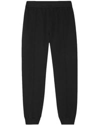 Versace - Logo-Embroidered Elasticated Waistband Track Pants - Lyst