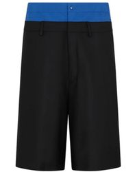 Ambush - Contrasted Waist Knee-Length Shorts - Lyst
