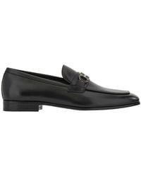 Ferragamo - Gancini-Plaque Loafers - Lyst