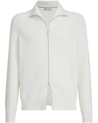 Brunello Cucinelli - Zip-Fastening Cardigan - Lyst