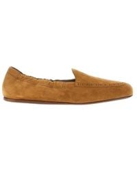 Church's - Gathered Suede Flat Shoes - Lyst