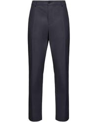 Moncler - Logo Patch Straight-Leg Pants - Lyst