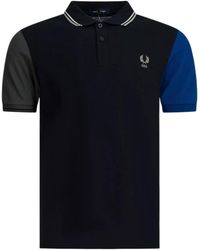 Comme des Garçons - Contrasting-Color Short-Sleeved Polo Shirt - Lyst