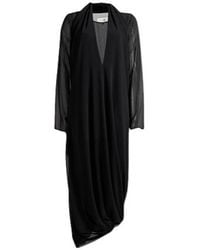 MM6 by Maison Margiela - Solid-Colored Long-Sleeved Dress - Lyst
