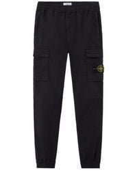 Stone Island - Elasticated Waistband Cargo Pants - Lyst
