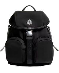 Moncler - Buckle Detailed Foldover Top Mini Backpack - Lyst