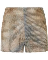 Off-White c/o Virgil Abloh - Smocked Tie-Dye Shorts - Lyst