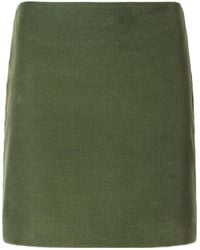 Blazé Milano - Coci Cotton-Corduroy Mini Skirt - Lyst