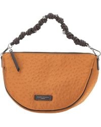 Gianni Chiarini - Small Cleo Ostrich-Effect Shoulder Bag - Lyst