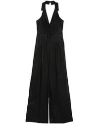 Twinset - Collared Belted Jumpsuit - Lyst