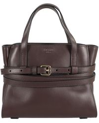 Moschino - Logo Embossed Tie Me Handbag - Lyst