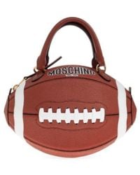 Moschino - Rugby Ball Top Handle Tote Bag - Lyst