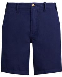 Polo Ralph Lauren - Lino Cotone Shorts - Lyst