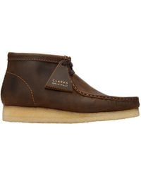 Clarks - Round Toe Lace-Up Desert Boots - Lyst