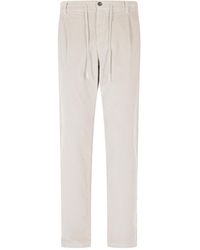 Eleventy - Pleated Drawstring Trousers - Lyst