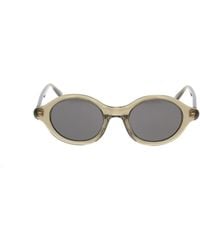 Loewe - Oval Frame Sunglasses - Lyst