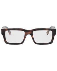 Fendi - Eyewear Rectangle Frame Glasses - Lyst