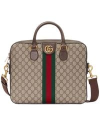 Gucci - Gg Supreme Briefcase - Lyst