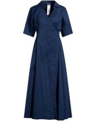 Max Mara - Midnight Maxi Dress Cotton, Polyamide, Elastane - Lyst