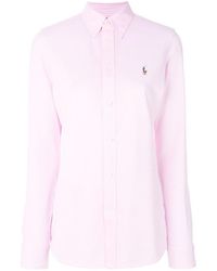 Polo Ralph Lauren - Slim Fit Knit Cotton Oxford Shirt - Lyst