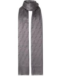 Fendi - Ff Silk Stole - Lyst