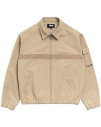 Stussy - Stüssy Contrast Panel Zip Jacket - Lyst