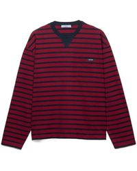 Prada - Long-Sleeved Striped T-Shirt - Lyst