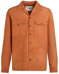 Tod's - Long-Sleeved Shirt Jacket - Lyst