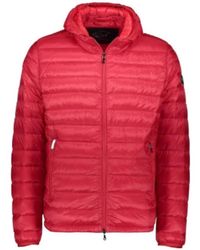 Paul & Shark - Hooded Quilted Down Jacket - Lyst