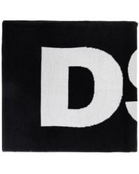 DSquared² - Logo Intarsia Scarf - Lyst