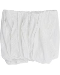 JW Anderson - Pinstripe Balloon Mini Skirt - Lyst