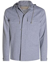 Eleventy - Zip-Front Hooded Jacket - Lyst