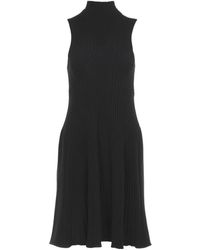 Chloé - Small High-Neck Mini Wool Dress - Lyst