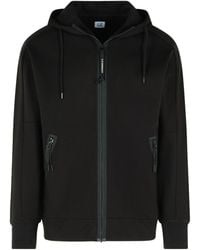 C.P. Company - Diagonal Raised Fleece Goggle Sweatshirt - Lyst