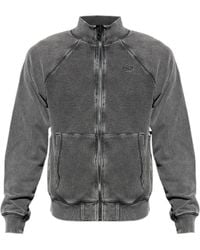 DIESEL - Wafy-Zip-Rag Sweatshirt - Lyst
