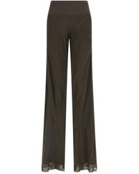 Rick Owens - High-Waist Straight-Leg Trousers - Lyst