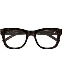 Saint Laurent - Eyewear Square Frame Glasses - Lyst