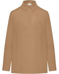 Max Mara - Avion Button-Up Long-Sleeved Shirt - Lyst