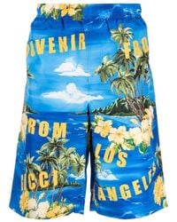 Gucci - Printed Swim Shorts - Lyst