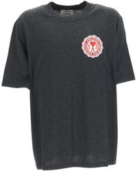 Ami Paris - Logo-Patch Oversized T-Shirt - Lyst