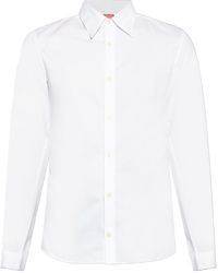 DIESEL - Logo Embroidered Long-Sleeved Shirt - Lyst