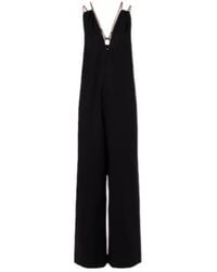 Plan C - Cotton Crepe Jumpsuit - Lyst