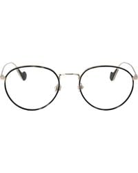 Moncler - Eyewear Oval Frame Glasses - Lyst