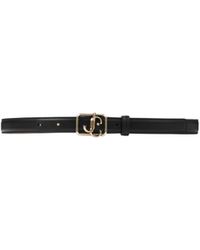 Jimmy Choo - Jc Buckle Leather Belt - Lyst